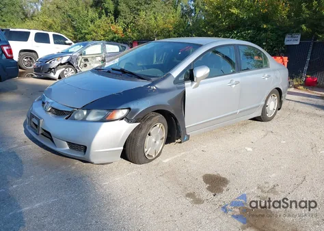 2010 Honda Civic Hybrid z USA, uszkodzony, nr VIN JHMFA3F28AS004965